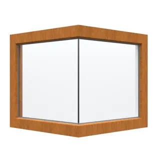 Golden Oak UPVC Glass to Glass Window by Simmply Perfect, Hyderabad