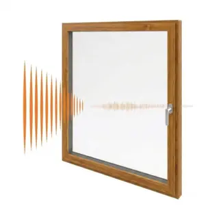 Golden Oak UPVC Single Casement Soundproof Window | Simmply Perfect – view 2 Golden Oak UPVC Single Casement Soundproof Window – view 2 by Simmply Perfect, Hyderabad