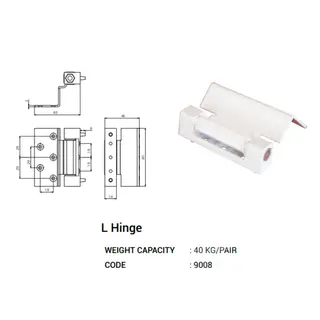 L Hinge for UPVC Windows & Doors by Simmply Perfect, Hyderabad