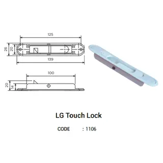 Lg Touch Lock for UPVC Windows & Doors by Simmply Perfect, Hyderabad