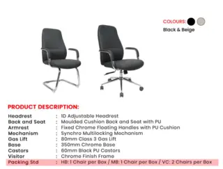 Office Chair Aria – view 2 by Simmply Perfect, Hyderabad