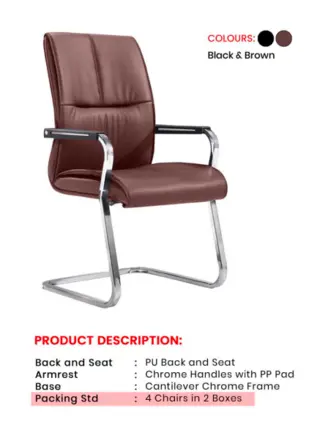 Office Chair D004 | Simmply Perfect – view 2 Office Chair D004 – view 2 by Simmply Perfect, Hyderabad