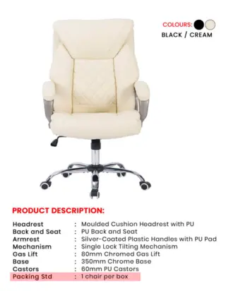 Office Chair Jacob – view 2 by Simmply Perfect, Hyderabad