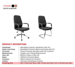 Office Chair Oliver | Simmply Perfect – view 2 Office Chair Oliver – view 2 by Simmply Perfect, Hyderabad