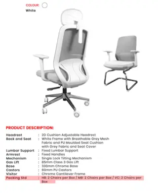 Office Chair Scallop | Simmply Perfect – view 2 Office Chair Scallop – view 2 by Simmply Perfect, Hyderabad