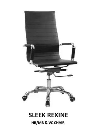 Office Chair Sleek Rexine by Simmply Perfect, Hyderabad