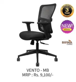 Office Chair Vento(MB) by Simmply Perfect, Hyderabad