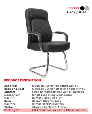 Office Chair Williams – view 2 by Simmply Perfect, Hyderabad
