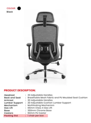 Office Chair Wolf | Simmply Perfect – view 2 Office Chair Wolf – view 2 by Simmply Perfect, Hyderabad