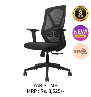 Office Chair Yaris(MB) by Simmply Perfect, Hyderabad