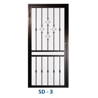 Safety Door Grill Design 03 by Simmply Perfect, Hyderabad