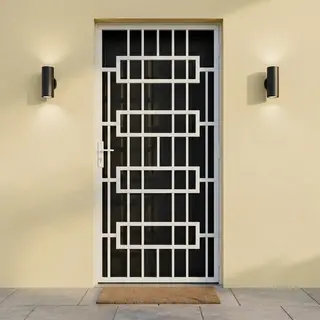 Safety Door Grill Design 06 – view 3 by Simmply Perfect, Hyderabad