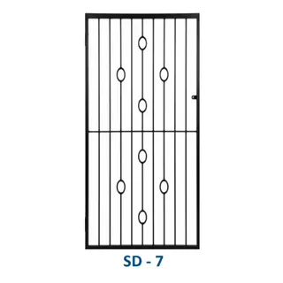 Safety Door Grill Design 07 by Simmply Perfect, Hyderabad