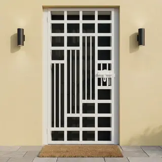 Safety Door Grill Design 08 – view 3 by Simmply Perfect, Hyderabad