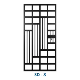 Safety Door Grill Design 08 by Simmply Perfect, Hyderabad
