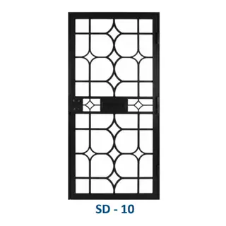 Safety Door Grill Design 10 by Simmply Perfect, Hyderabad
