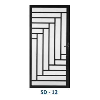 Safety Door Grill Design 12 by Simmply Perfect, Hyderabad