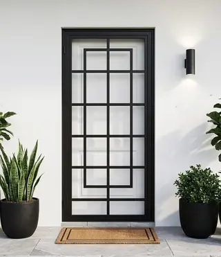 Safety Door Grill Design 17 | Simmply Perfect – view 2 Safety Door Grill Design 17 – view 2 by Simmply Perfect, Hyderabad