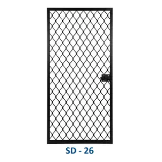 Safety Door Grill Design 26 by Simmply Perfect, Hyderabad