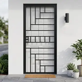 Safety Door Grill Design 27 | Simmply Perfect – view 2 Safety Door Grill Design 27 – view 2 by Simmply Perfect, Hyderabad