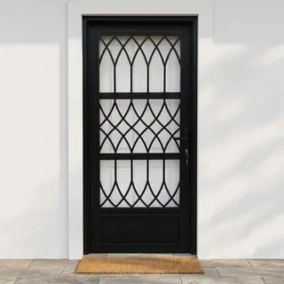 Safety Door Grill Design 29 – view 2 by Simmply Perfect, Hyderabad