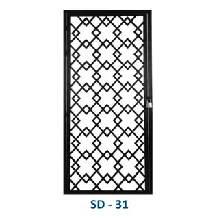 Safety Door Grill Design 31 by Simmply Perfect, Hyderabad