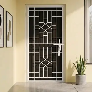 Safety Door Grill Design 32 | Simmply Perfect – view 3 Safety Door Grill Design 32 – view 3 by Simmply Perfect, Hyderabad