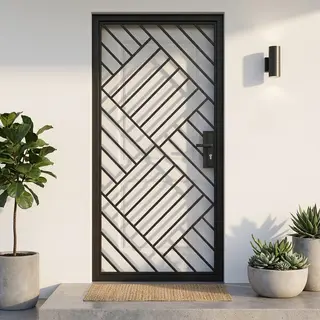 Safety Door Grill Design 33 – view 2 by Simmply Perfect, Hyderabad