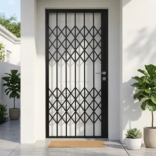 Safety Door Grill Design 34 – view 2 by Simmply Perfect, Hyderabad