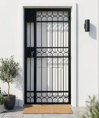 Safety Door Grill Design 35 – view 2 by Simmply Perfect, Hyderabad