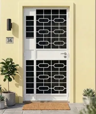 Safety Door Grill Design 36 – view 3 by Simmply Perfect, Hyderabad