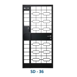 Safety Door Grill Design 36 by Simmply Perfect, Hyderabad