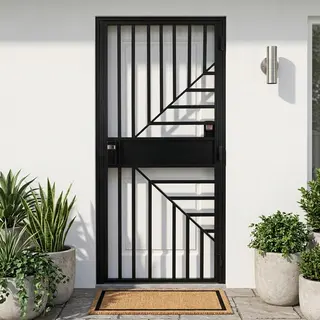 Safety Door Grill Design 37 – view 2 by Simmply Perfect, Hyderabad