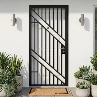 Safety Door Grill Design 38 | Simmply Perfect – view 2 Safety Door Grill Design 38 – view 2 by Simmply Perfect, Hyderabad