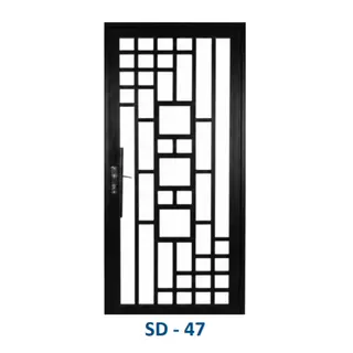 Safety Door Grill Design 47 by Simmply Perfect, Hyderabad