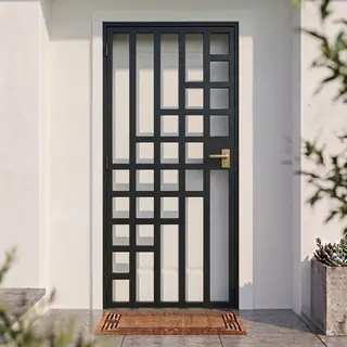 Safety Door Grill Design 54 – view 2 by Simmply Perfect, Hyderabad