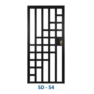 Safety Door Grill Design 54 by Simmply Perfect, Hyderabad