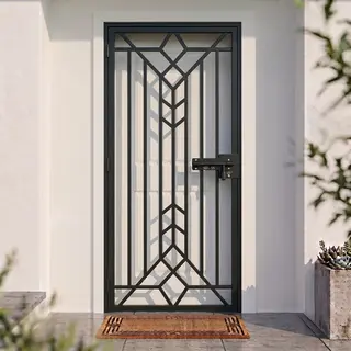 Safety Door Grill Design 55 – view 2 by Simmply Perfect, Hyderabad