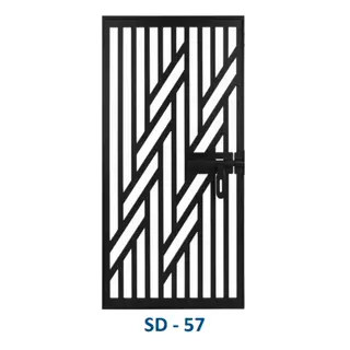 Safety Door Grill Design 57 by Simmply Perfect, Hyderabad