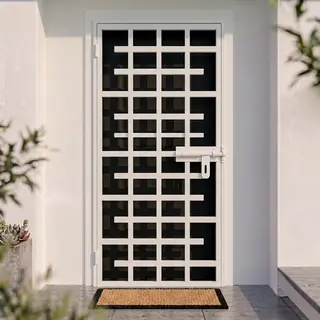 Safety Door Grill Design 58 – view 3 by Simmply Perfect, Hyderabad