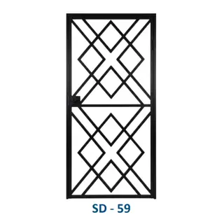 Safety Door Grill Design 59 by Simmply Perfect, Hyderabad
