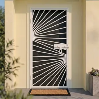 Safety Door Grill Design 61 – view 3 by Simmply Perfect, Hyderabad