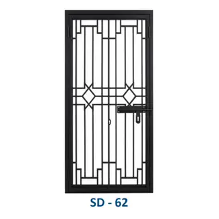 Safety Door Grill Design 62 by Simmply Perfect, Hyderabad