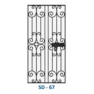 Safety Door Grill Design 67 by Simmply Perfect, Hyderabad