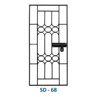Safety Door Grill Design 68 by Simmply Perfect, Hyderabad