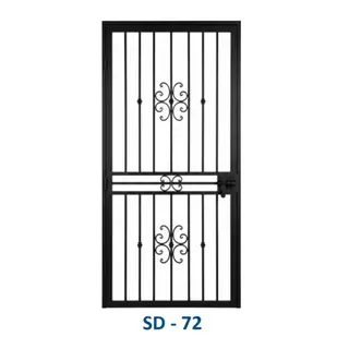 Safety Door Grill Design 72 by Simmply Perfect, Hyderabad