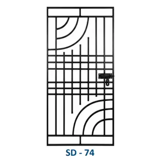 Safety Door Grill Design 74 by Simmply Perfect, Hyderabad