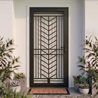 Safety Door Grill Design 78 – view 2 by Simmply Perfect, Hyderabad