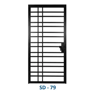 Safety Door Grill Design 79 by Simmply Perfect, Hyderabad