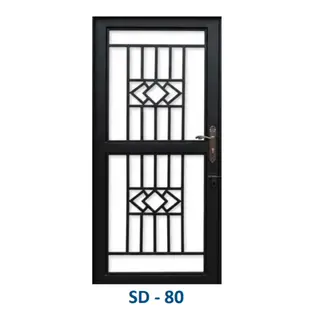 Safety Door Grill Design 80 by Simmply Perfect, Hyderabad